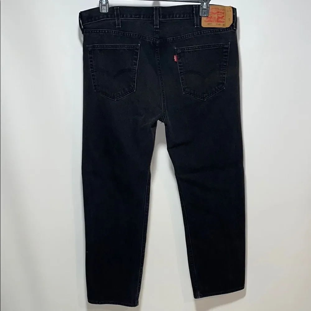 Signature by Levi Strauss Black Straight Jeans Classic Fit